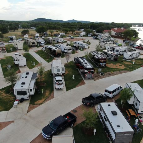 aerial view of petey's rv